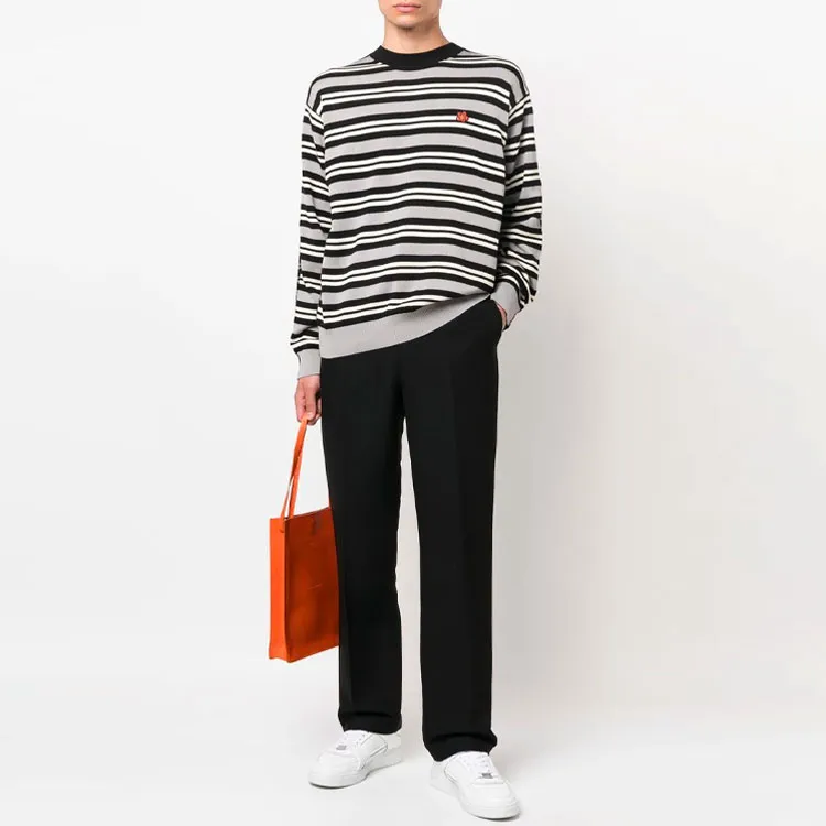 KENZO Floral embroidered Striped Jumper-1