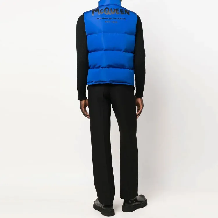 Alexander McQueen Logo Printed Zipped Jacket-2