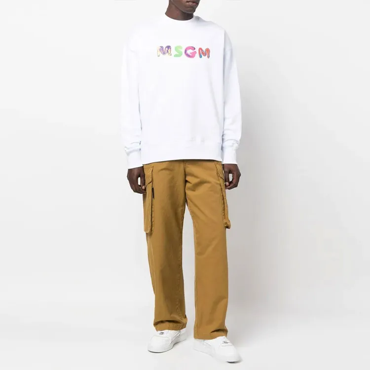 MSGM FW22 Sweatshirt Men's White-1