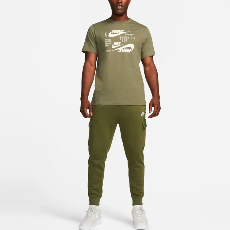 ■Nike■ Sportswear T-shirt M Medium Olive HJ0733222 HJ0733- Nike Mens Short Sleeve T-Shirt L/Medium Olive | Amazon.com