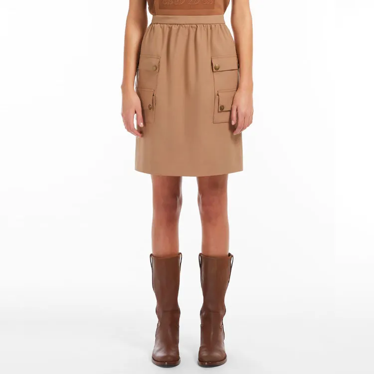 MaxMara Casual Short Skirts Women's Camel-2