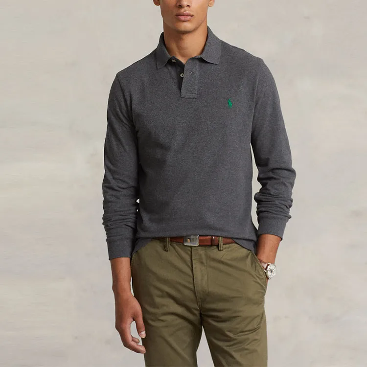 Polo Ralph Lauren Polo Shirts Men Gray-2