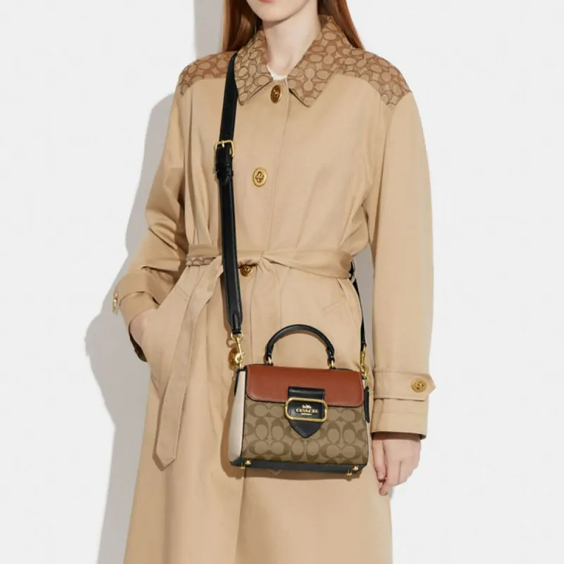 COACH Morgan 21 Top Handle Satchel-5