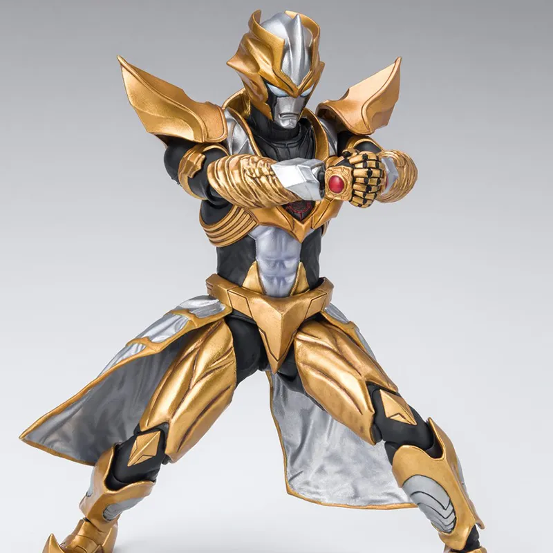 BANDAI S.H.Figuarts Ultraman Ginga, Fate Clash, AbareBlack, Taro Buro Action Figures 15cm-1