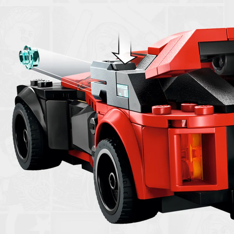 LEGO Miles Morales Vs. Morbius Building Blocks 76244-1