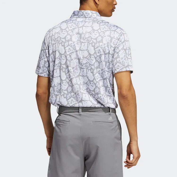 Adidas Polo Shirts Men Light Purple-2