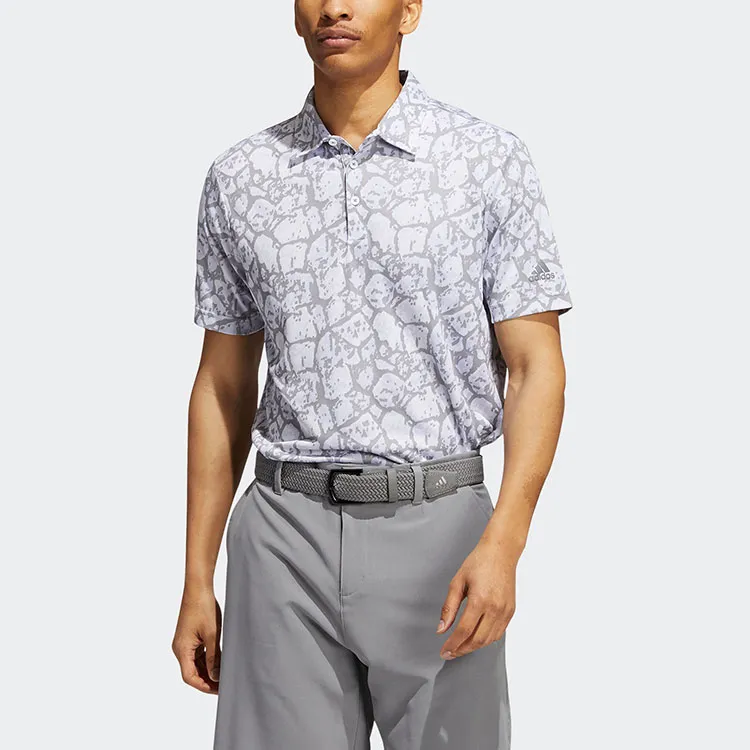 Adidas Polo Shirts Men Light Purple-1