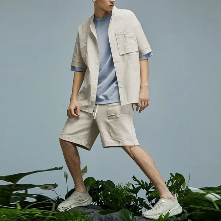 LiNing Casual Shorts Men Pearl White-3