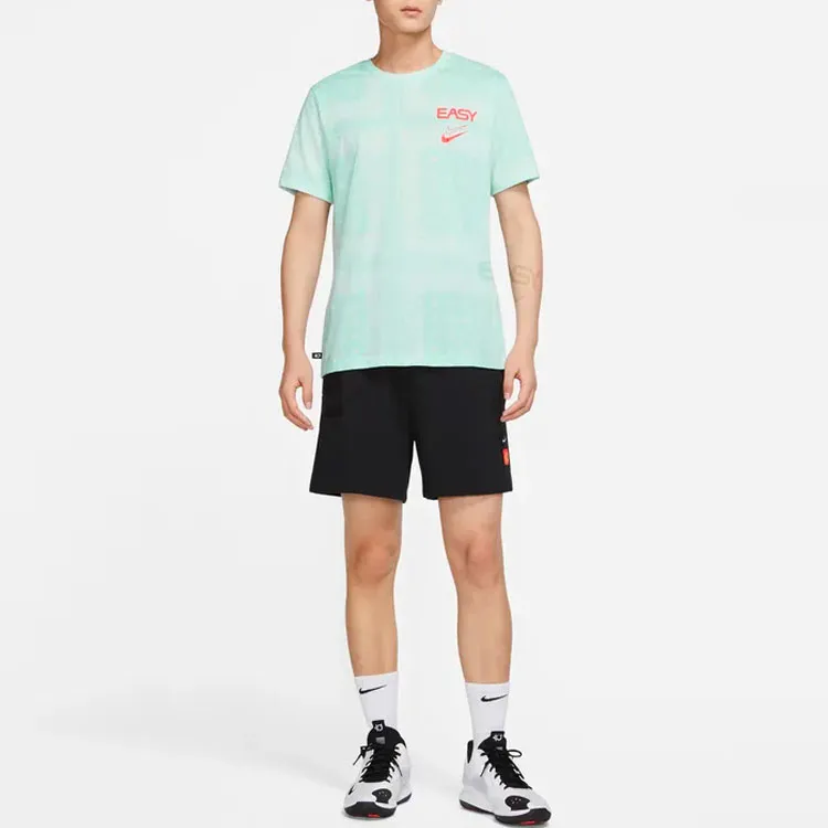 Nike T Shirts Men Green-2
