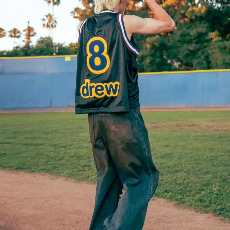 Drew House Hummingbirds Cropped Basketball Jersey-4