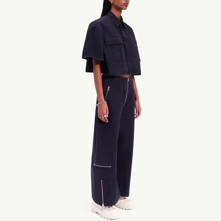 MM6 Maison Margiela Casual Pants Women's Black-1