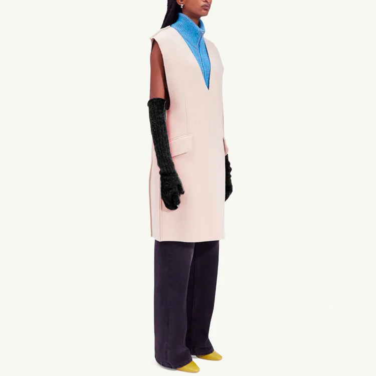 MM6 Maison Margiela Sleeveless Dresses Women's Pink-3