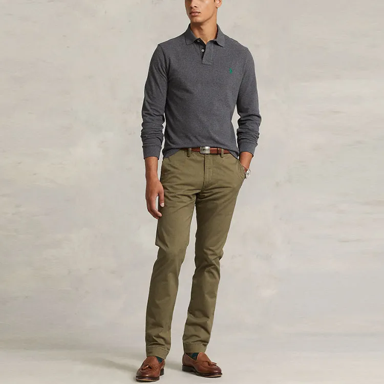 Polo Ralph Lauren Polo Shirts Men Gray-1