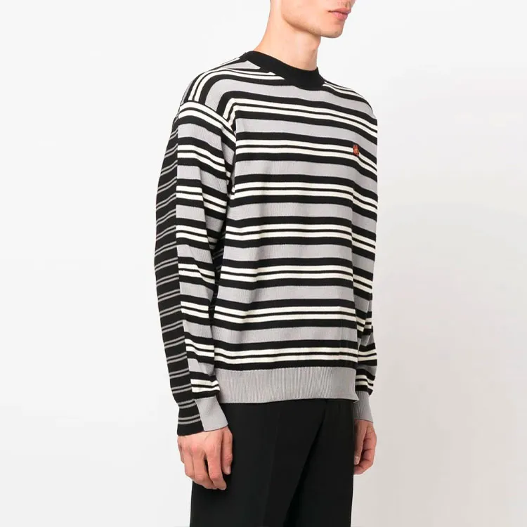 KENZO Floral embroidered Striped Jumper-3