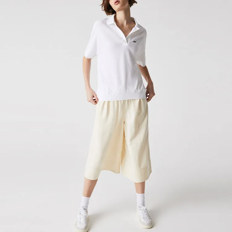 LACOSTE Logo Embroidered Polo Shirt-2