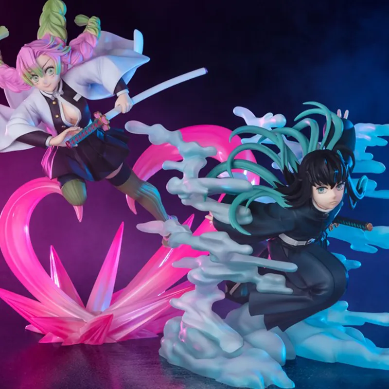 BANDAI Figuarts ZERO Demon Slayer  Kimetsu No Yaiba Mitsuri Kanroji Scale Figures 22cm-2