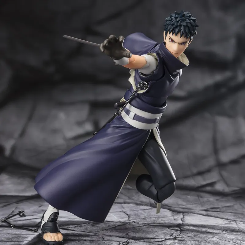 BANDAI S.H.Figuarts Naruto Shippuden Obito Uchiha The Desolate Dream Of Nothingness  Action Figures 15.5cm-2