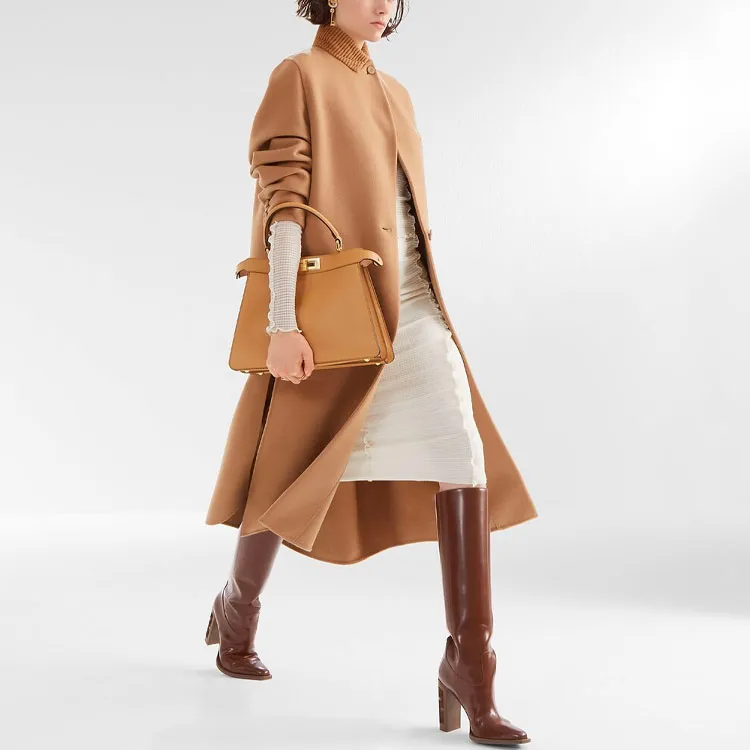FENDI Casual Long Skirts Women's Beige-2