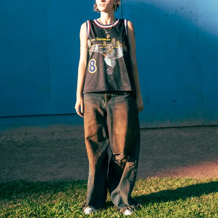 Drew House Hummingbirds Cropped Basketball Jersey-3