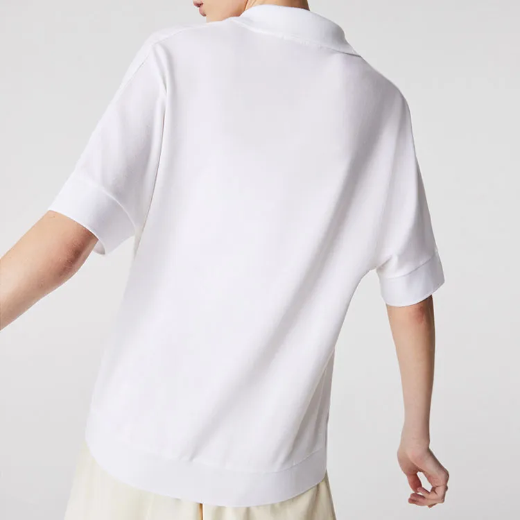 LACOSTE Logo Embroidered Polo Shirt-3