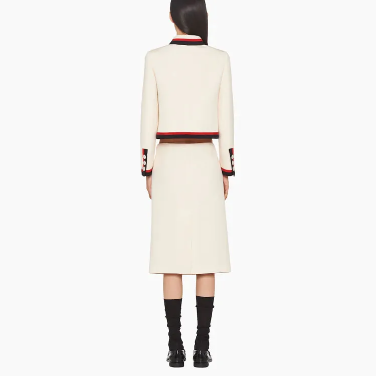 MIU MIU SS22 Casual Long Skirt Women's White-2