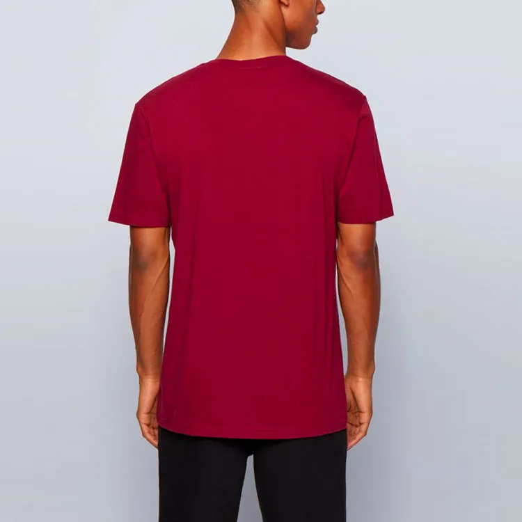 HUGO BOSS T Shirts Men Burgundy-3