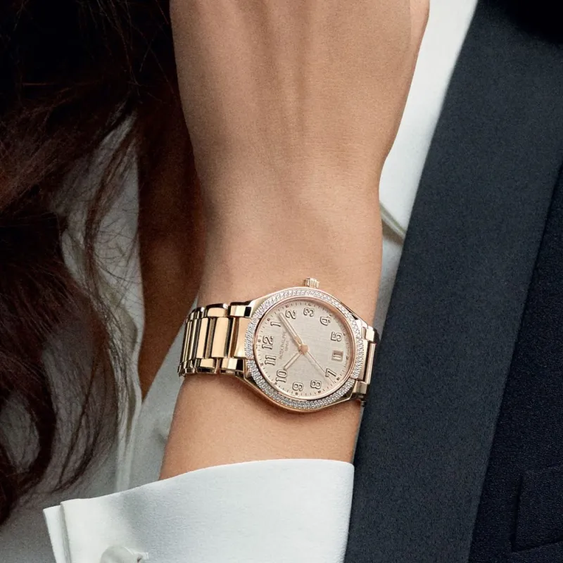 PATEK PHILIPPE TWENTY~4 Series Automatic Mechanical Movement Women's Watch Watch White Dial-2