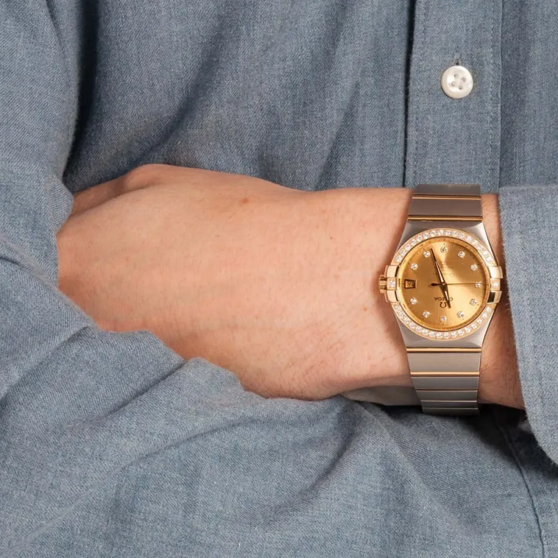 OMEGA Men Constellation Collection Watch-4
