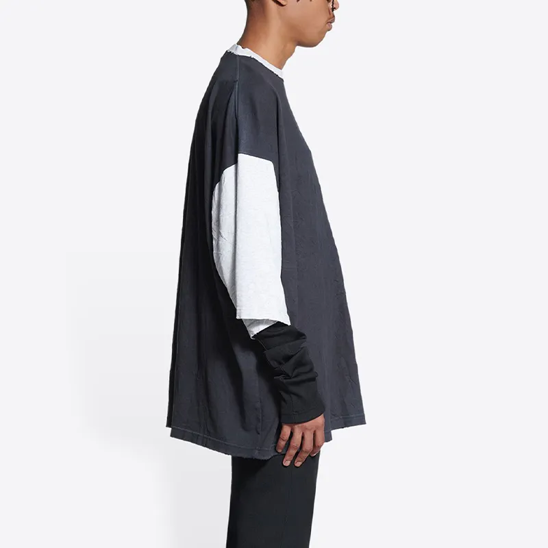 Balenciaga Unity 3/4 Sleeve Oversized T Shirt-5