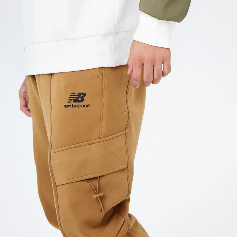 New Balance Sports Pants Fall And Winter Men's Ginger Yellow-6
