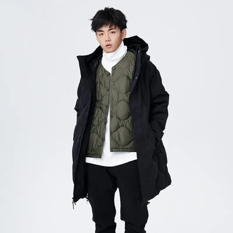 New Balance Down Jackets Unisex Black-6