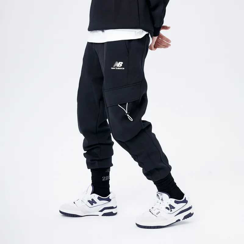 New Balance Sports Pants Unisex Black-4