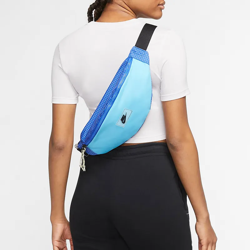 Nike Nylon Crossbody Bags Fanny Pack Regular Unisex Blue-4