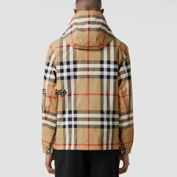Burberry Horseferry Print Check Nylon Hooded Jacket-3