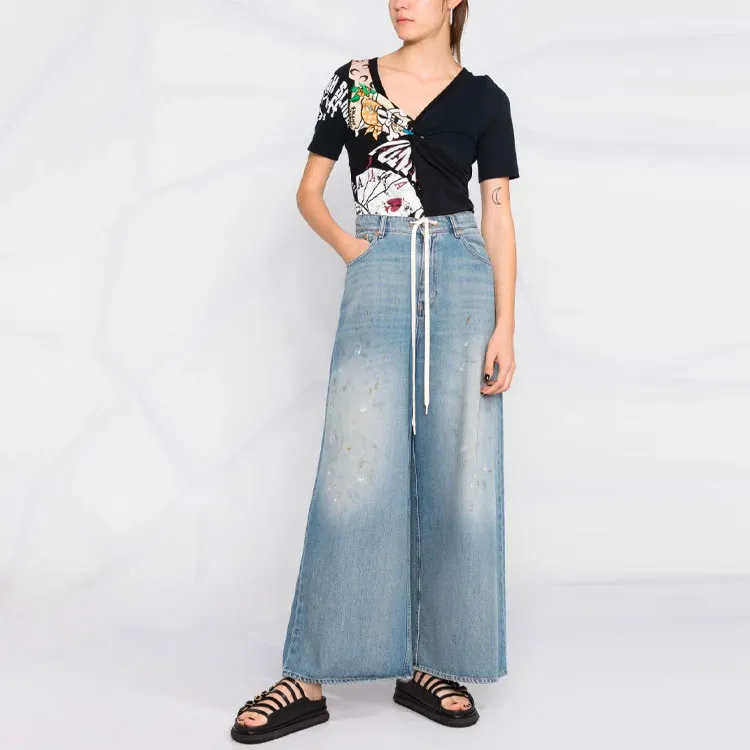 MM6 Maison Margiela Jeans Women's Blue-1