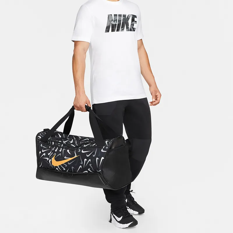 Nike Polyester Handbag Travel Bag Gym Bag Large Size Unisex Black-4