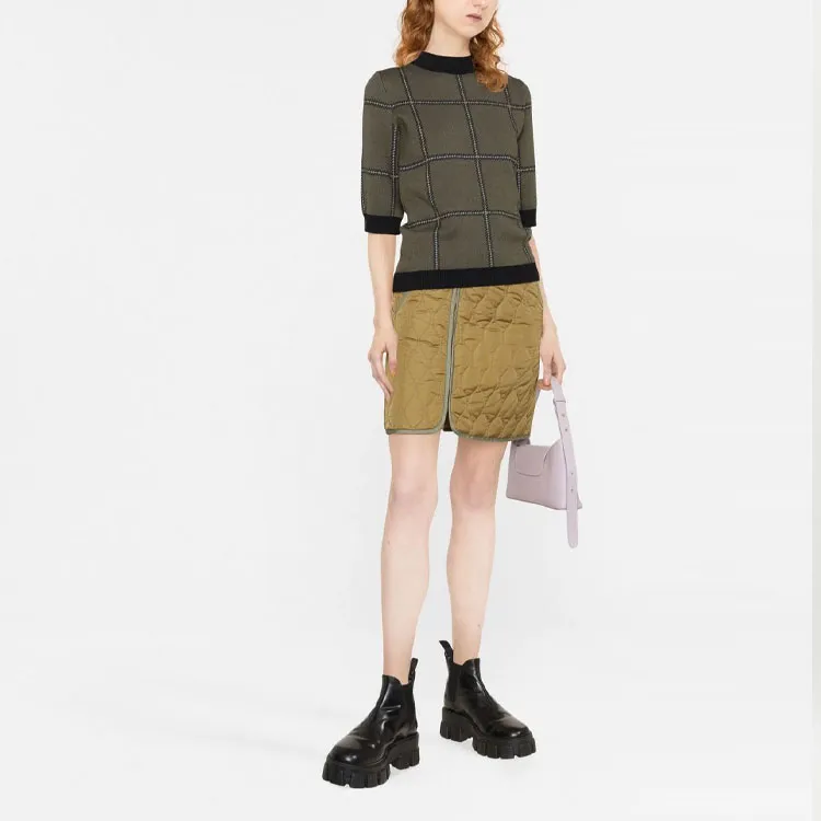 PINKO FW22 Crop Top Women's Green-1