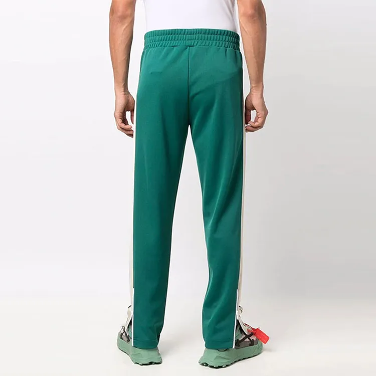 PALM ANGELS Knitted Sweatpants Men Green-1