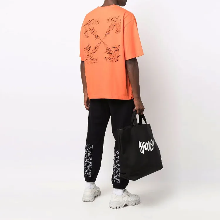 OFF WHITE FW21 T Shirts Men Orange-1