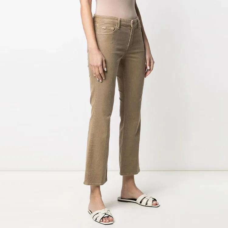 J BRAND Flared Pants Casual Pants Women's Brown-2
