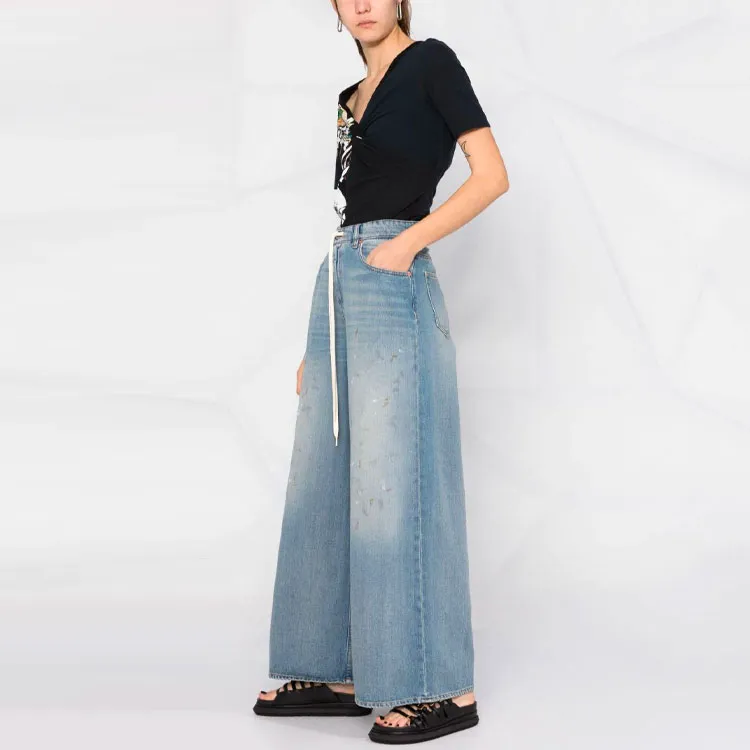 MM6 Maison Margiela Jeans Women's Blue-4
