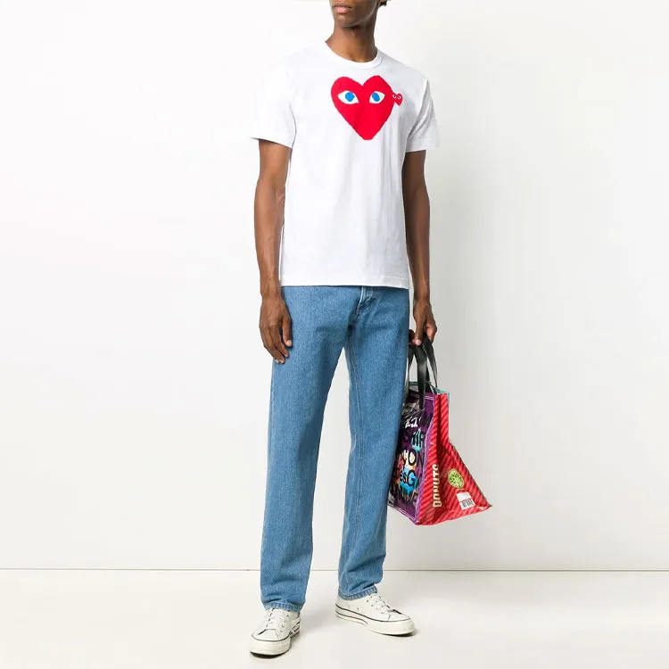 CDG T Shirts Men White-2