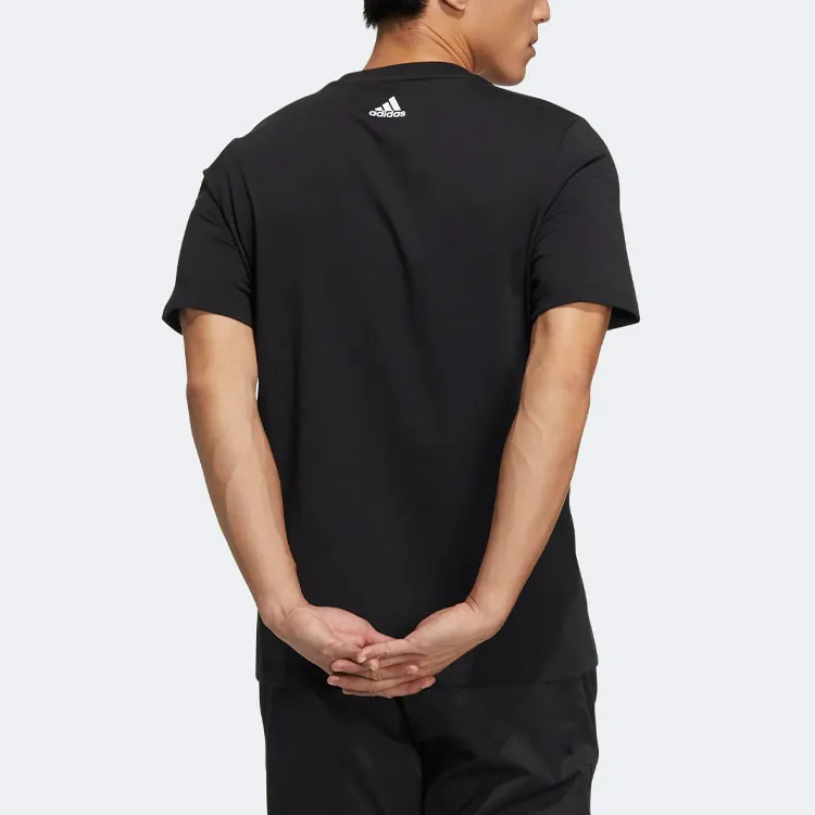 Adidas T Shirts Men Black-2
