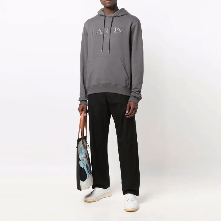 Lanvin Sweatshirts Men Gray-1