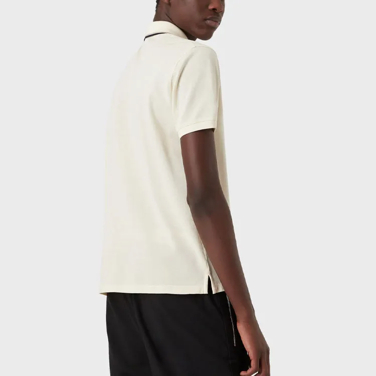 EMPORIO ARMANI SS22 Polo Shirt Men's Beige-3