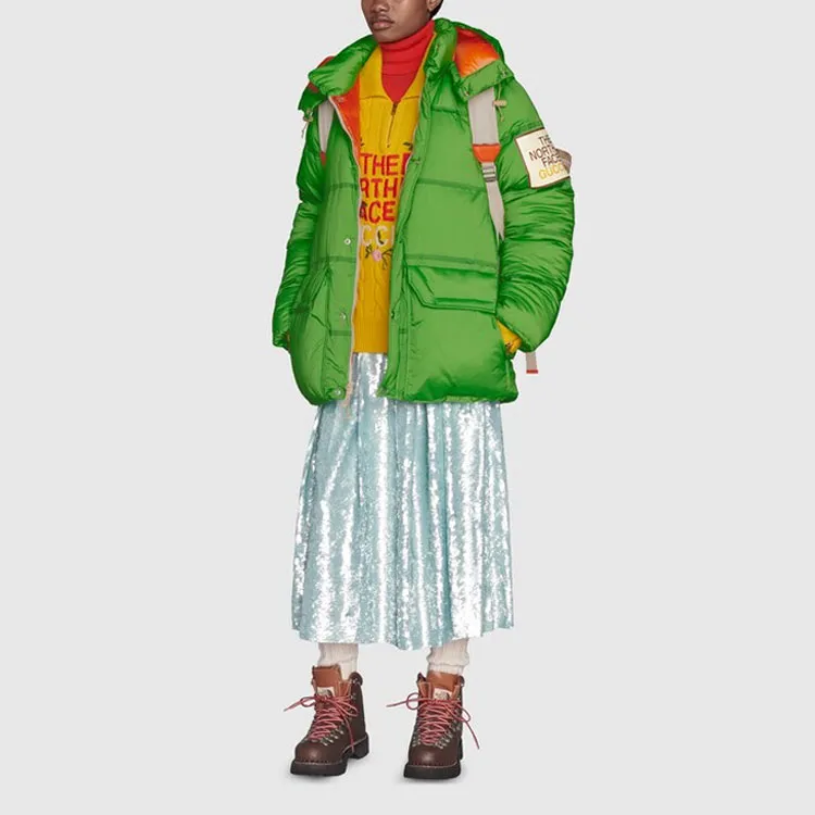 GUCCI X The North Face Padded Jacket Green-2