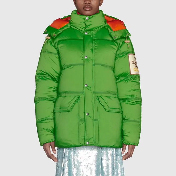 GUCCI X The North Face Padded Jacket Green-3