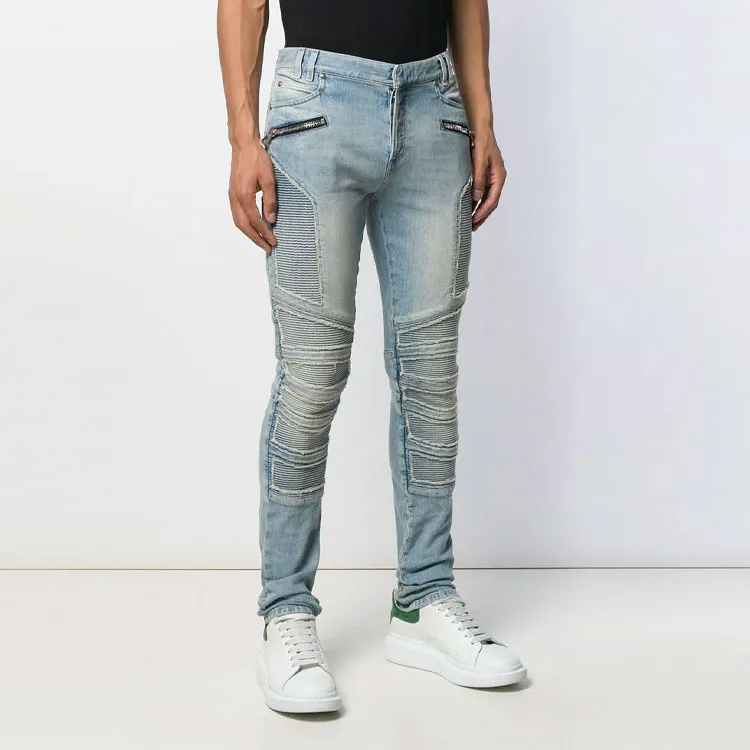 BALMAIN Jeans Men Blue-2