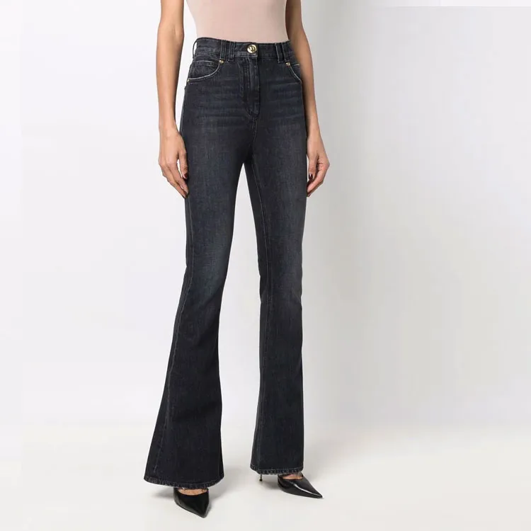 BALMAIN Jeans Women's Black-4