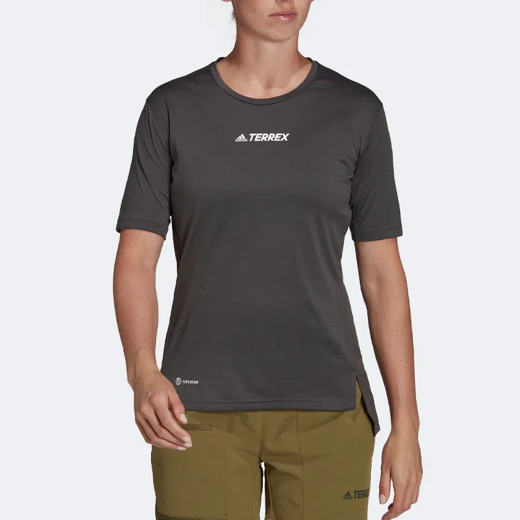 Adidas Terrex T Shirts Women's Black-1